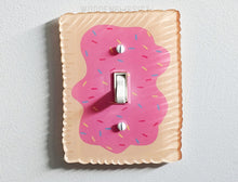 Load image into Gallery viewer, Toaster Breakfast Pastry Light Switch Cover, Laser Cut Acrylic, Home Decor, Single Standard or Rocker Switch option, Renter Friendly
