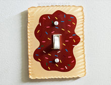 Load image into Gallery viewer, Toaster Breakfast Pastry Light Switch Cover, Laser Cut Acrylic, Home Decor, Single Standard or Rocker Switch option, Renter Friendly

