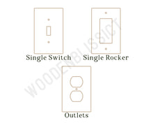 Load image into Gallery viewer, Toaster Breakfast Pastry Light Switch Cover, Laser Cut Acrylic, Home Decor, Single Standard or Rocker Switch option, Renter Friendly
