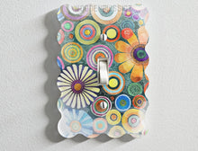 Load image into Gallery viewer, Light Switch Cover, Watercolor Floral Splashes, Laser Cut Acrylic, Home Decor, Single Standard or Rocker Switch, Cute Switch Cover
