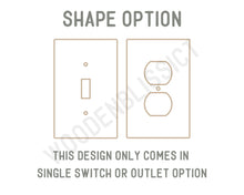 Load image into Gallery viewer, Light Switch Cover Plate, Bathroom Bedroom Decor, House warming, Home Decor, Inspirational, Children Room Decor, Minimalist Decor, Uplifting
