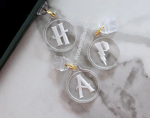 USB-C Dust Plug Charm, Kindle Personalized Charm, Phone Charm, Clear or Frosted Acrylic, USB Plug, Bookish Accessories, Book Lovers Gift
