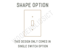 Load image into Gallery viewer, Salty B Skeleton Light Switch Cover, Bathroom Bedroom Decor, House warming, Single Standard Switch option, Renter Friendly, Home Decor
