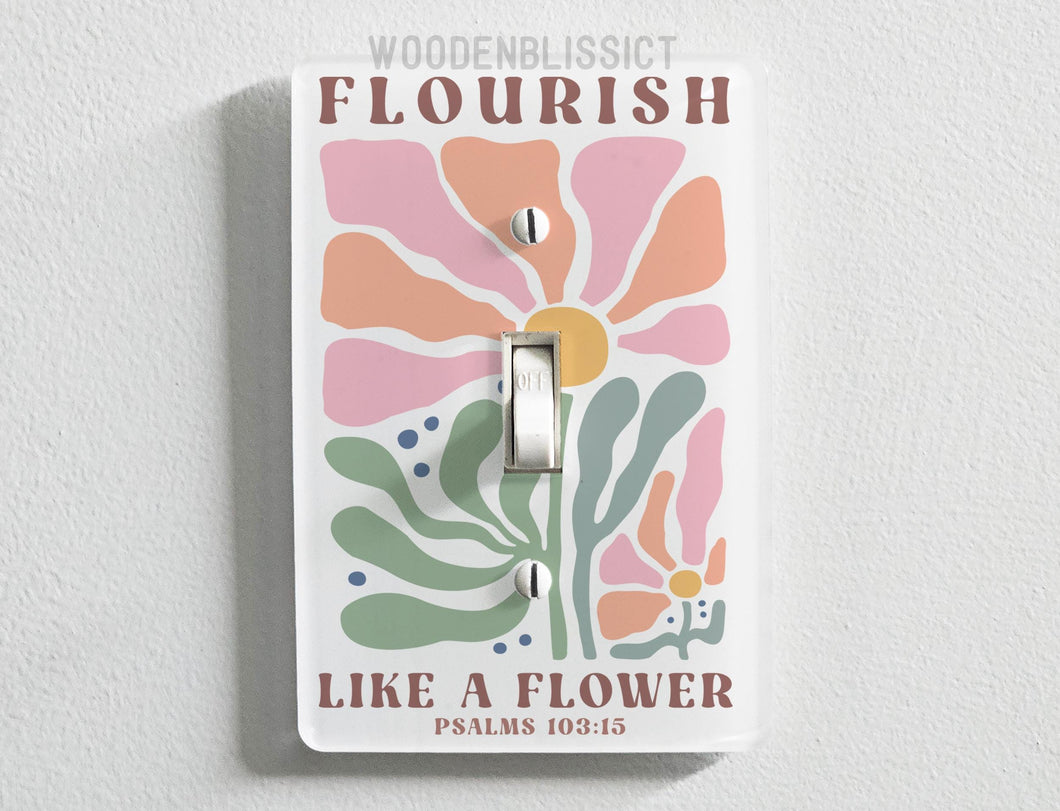 Light Switch Cover Plate, Bathroom Bedroom Decor, House warming, Home Decor, Inspirational, Children Room Decor, Minimalist Decor, Uplifting