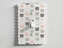 Load image into Gallery viewer, Light Switch Cover Plate, Cute Woodland Animals, Gender Neutral Decor, First Home Decor, Switch Plate Cover, Handmade in USA
