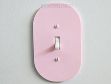 Load image into Gallery viewer, Light Switch Cover, Oval Shape, Home Decor, Minimalist, Contemporary, Modern Design Switch Cover, Housewarming Gift, Children Decor
